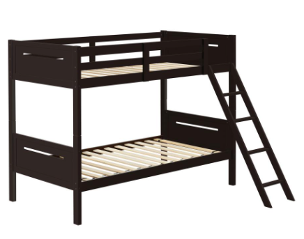 GREY - TWIN/TWIN BUNK BED