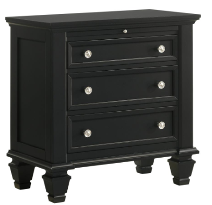 BLACK - NIGHT STAND