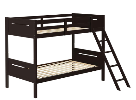 GREY - TWIN/TWIN BUNK BED